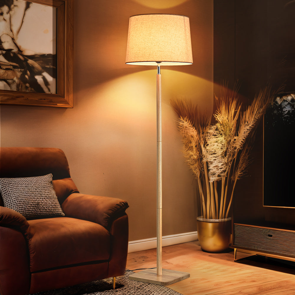 Joyce Wooden Floor Lamp 155CM