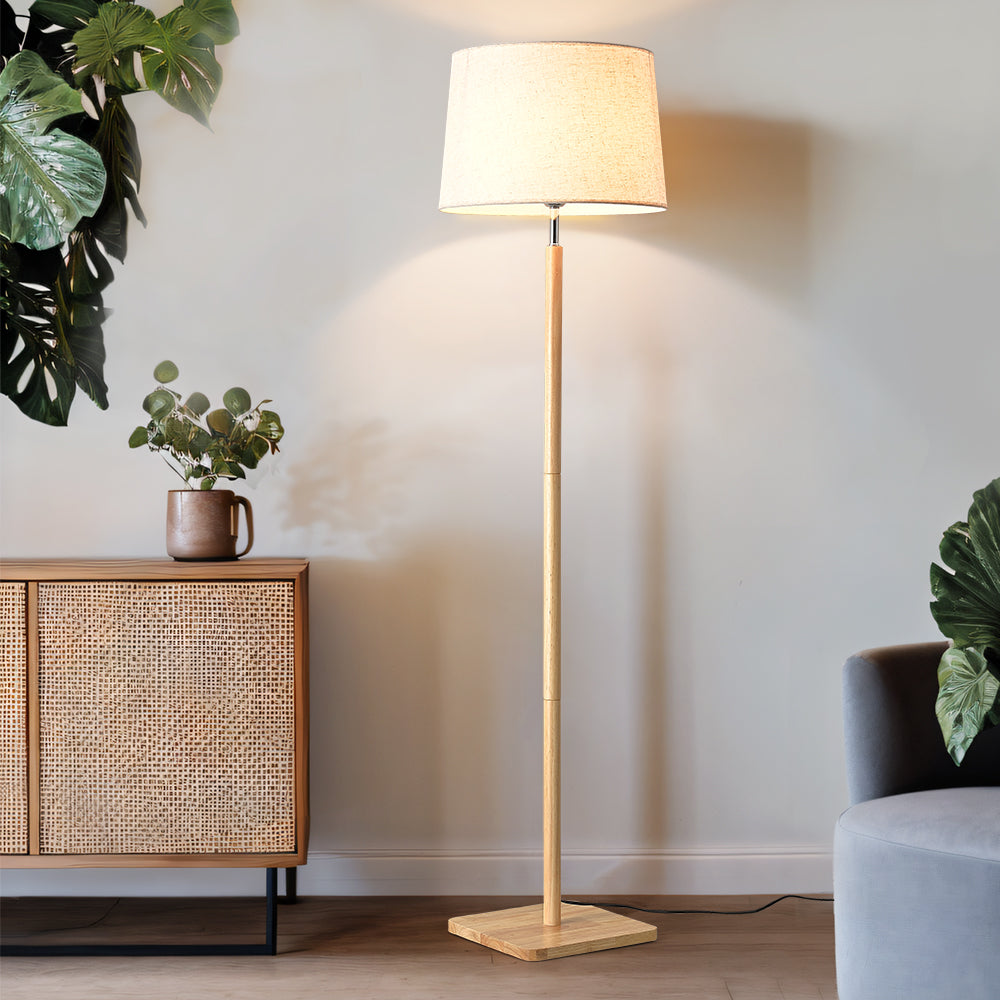 Joyce Wooden Floor Lamp 155CM