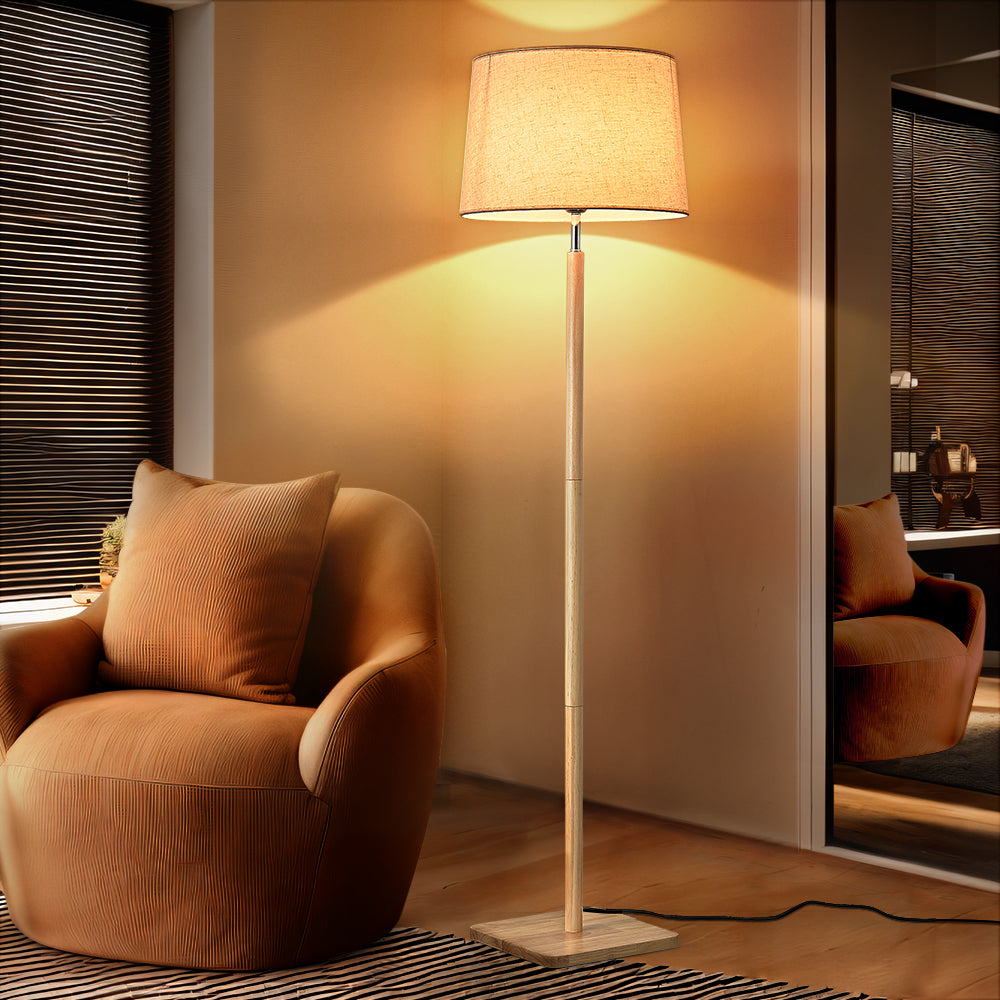 Joyce Wooden Floor Lamp 155CM