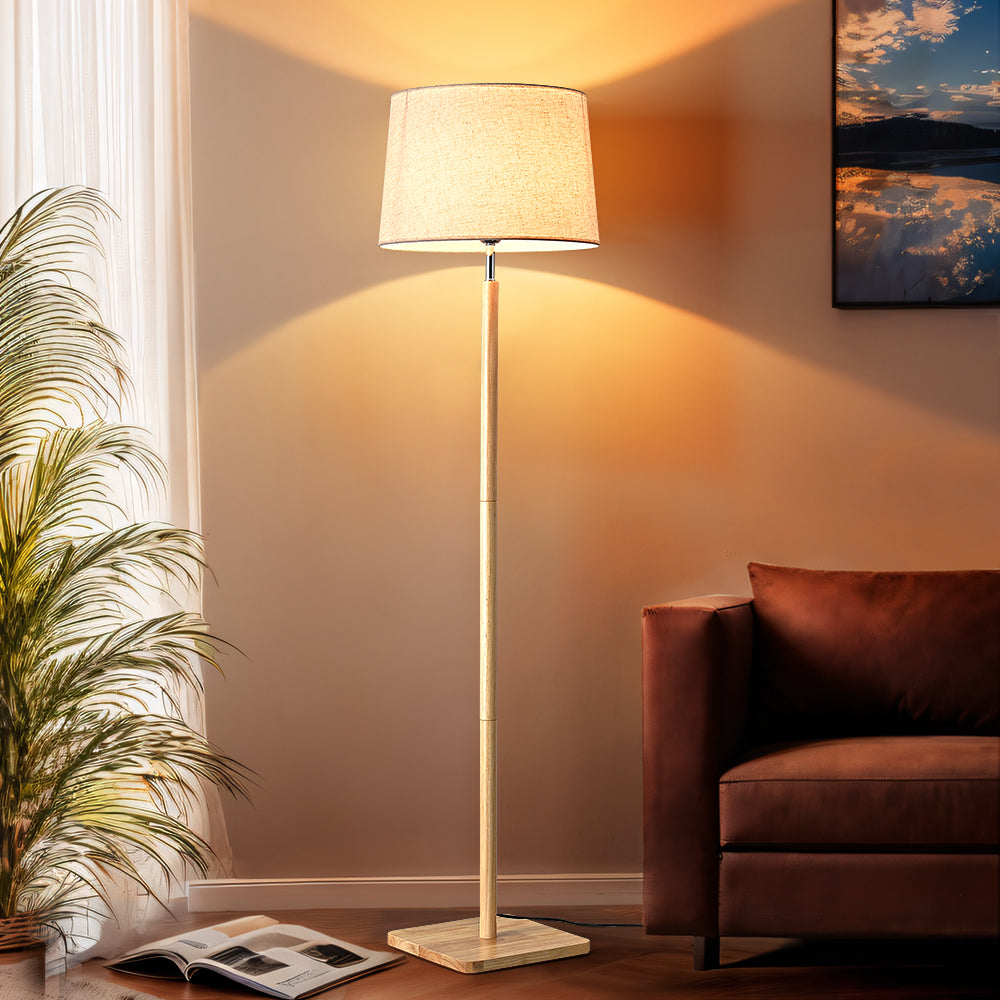 Joyce Wooden Floor Lamp 155CM