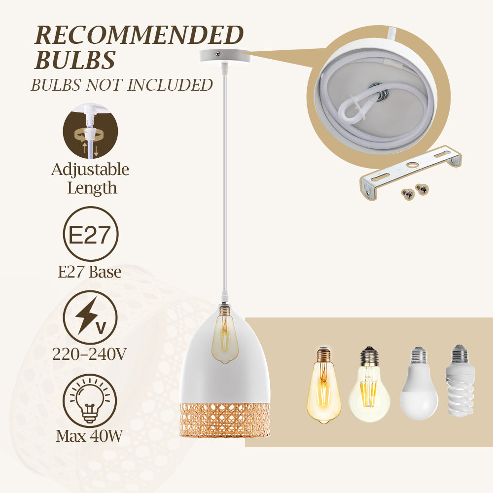 Annika Bamboo Pendant Light