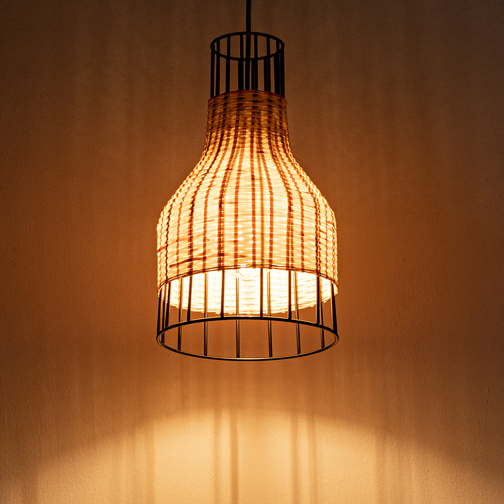 Zahraa Bamboo Pendant Light