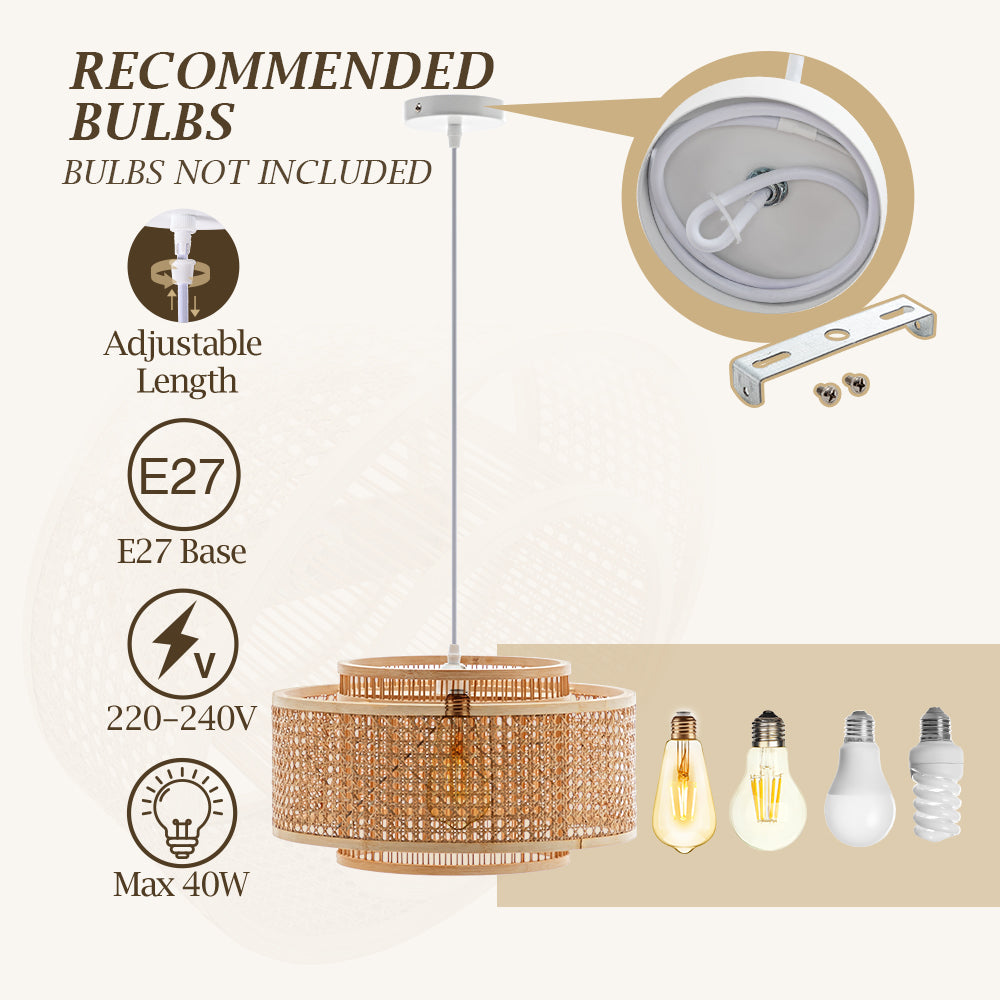 Rose Aston Bamboo Pendant