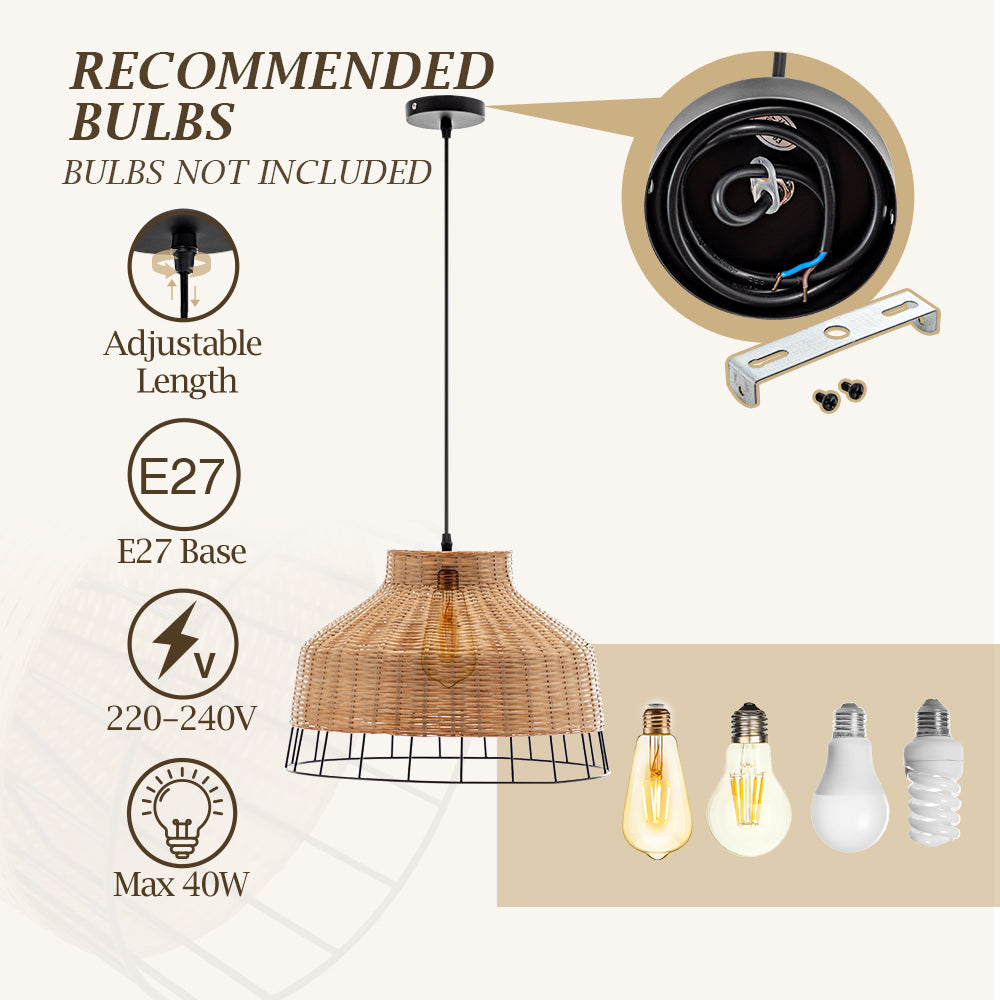 Emelia Bamboo Pendant Light