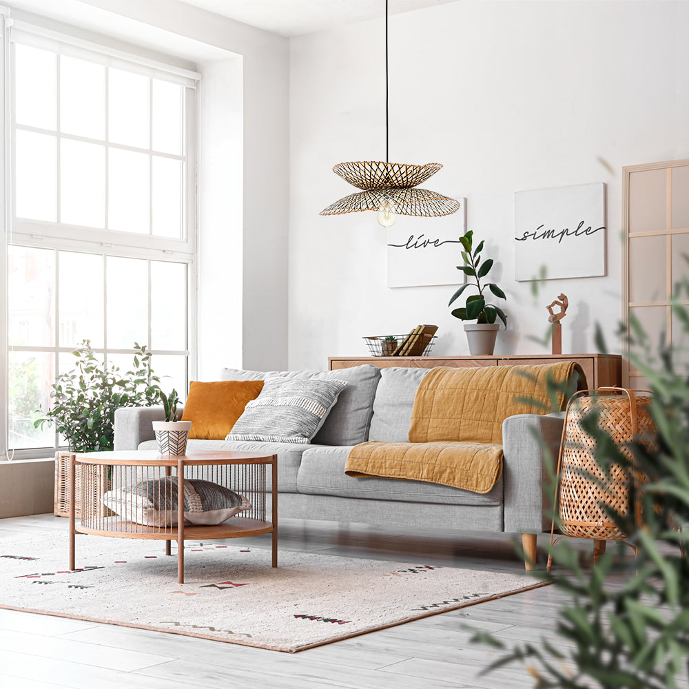 Nellie Bamboo Pendant Light 45cm 47cm
