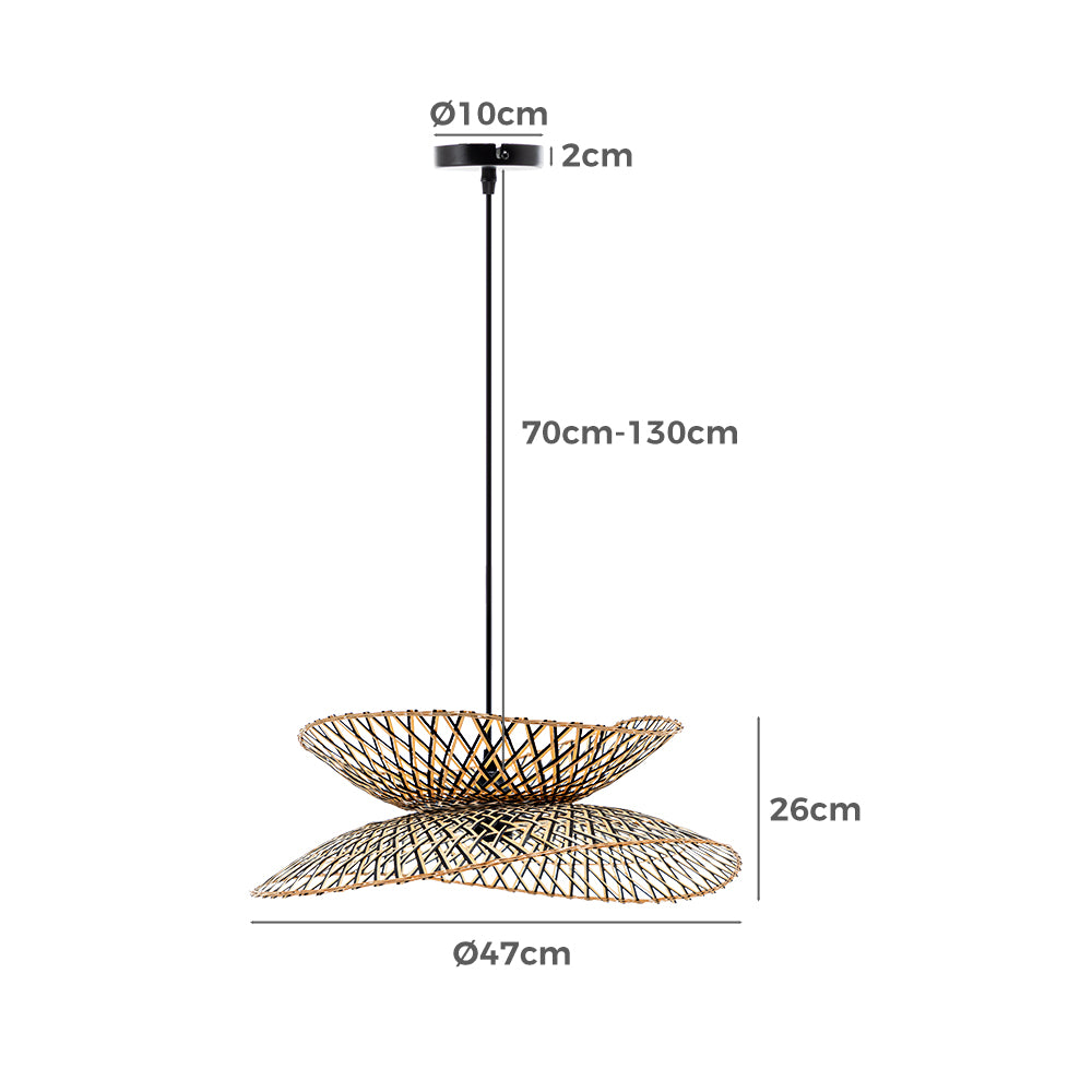 Nellie Bamboo Pendant Light 45cm 47cm