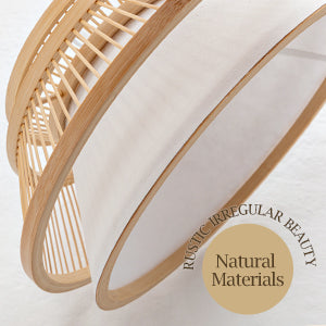 Claudia Bamboo Pendant Light