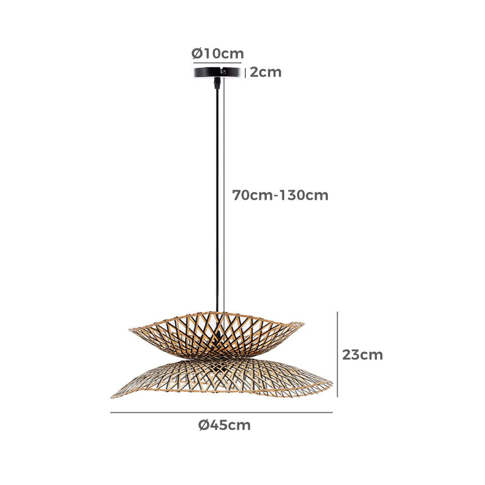 Nellie Bamboo Pendant Light 45cm 47cm