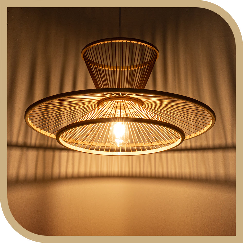 Effie Bamboo Pendant Light