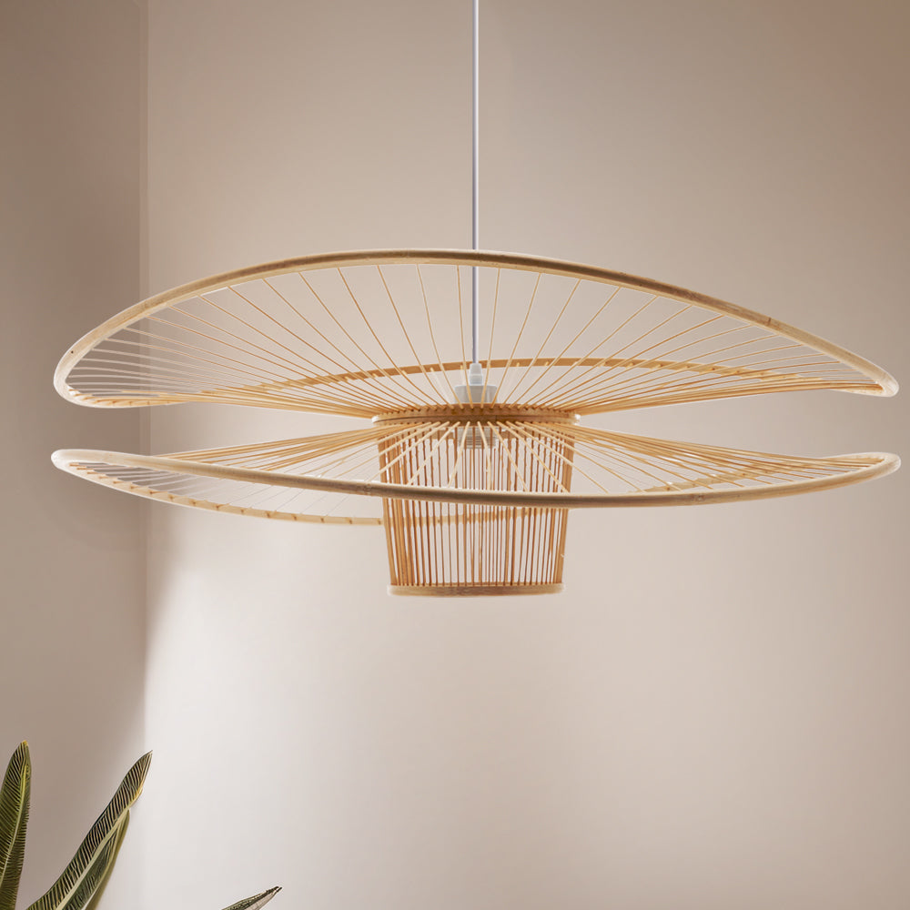 Ava Sofia Bamboo Pendant Light 60cm 80cm