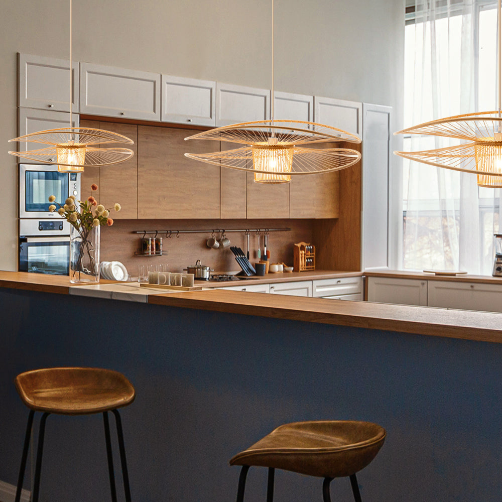 Ava Sofia Bamboo Pendant Light 60cm 80cm