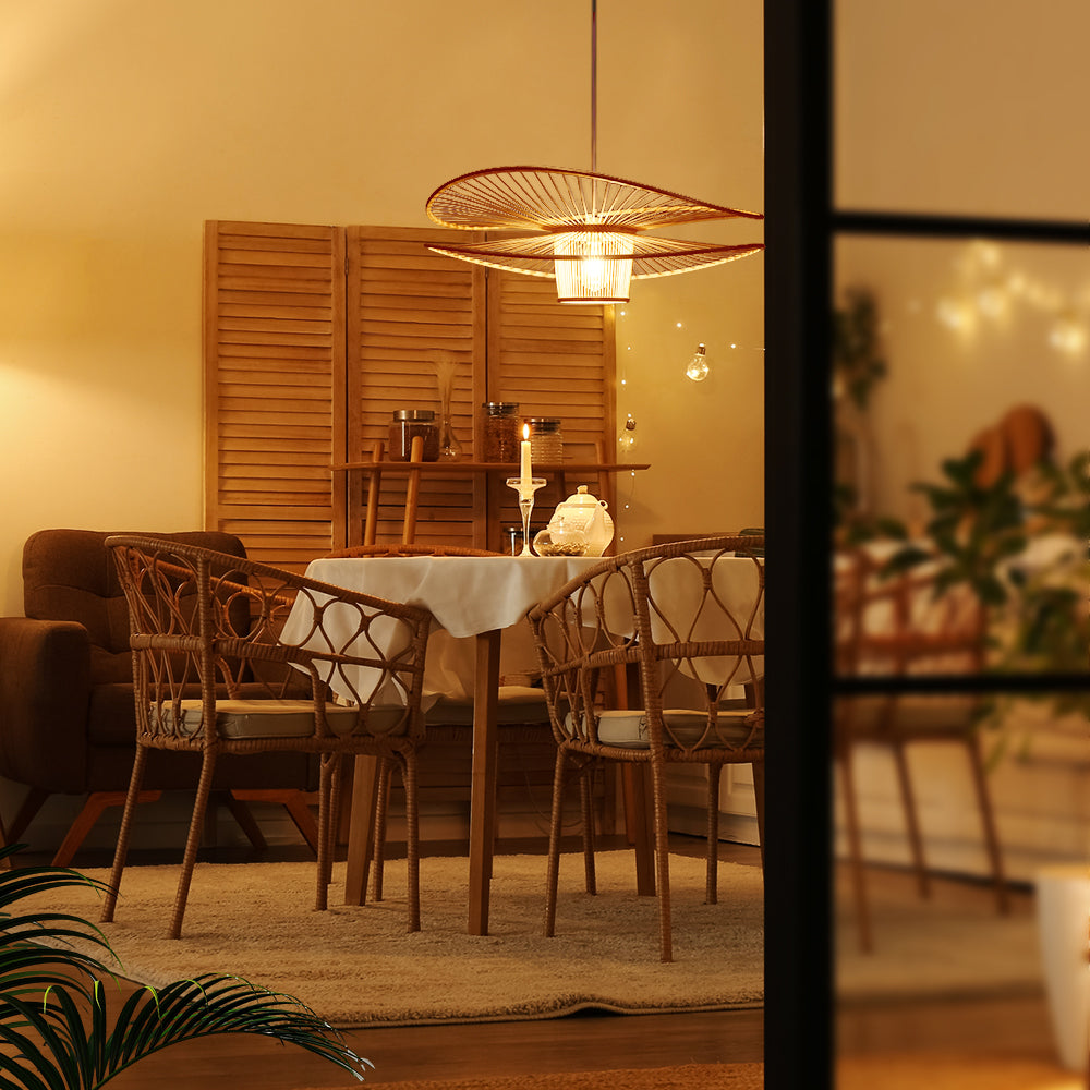 Ava Sofia Bamboo Pendant Light 60cm 80cm