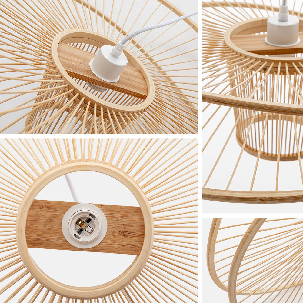 Ava Sofia Bamboo Pendant Light 60cm 80cm