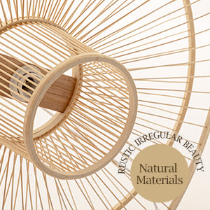 Ava Sofia Bamboo Pendant Light 60cm 80cm