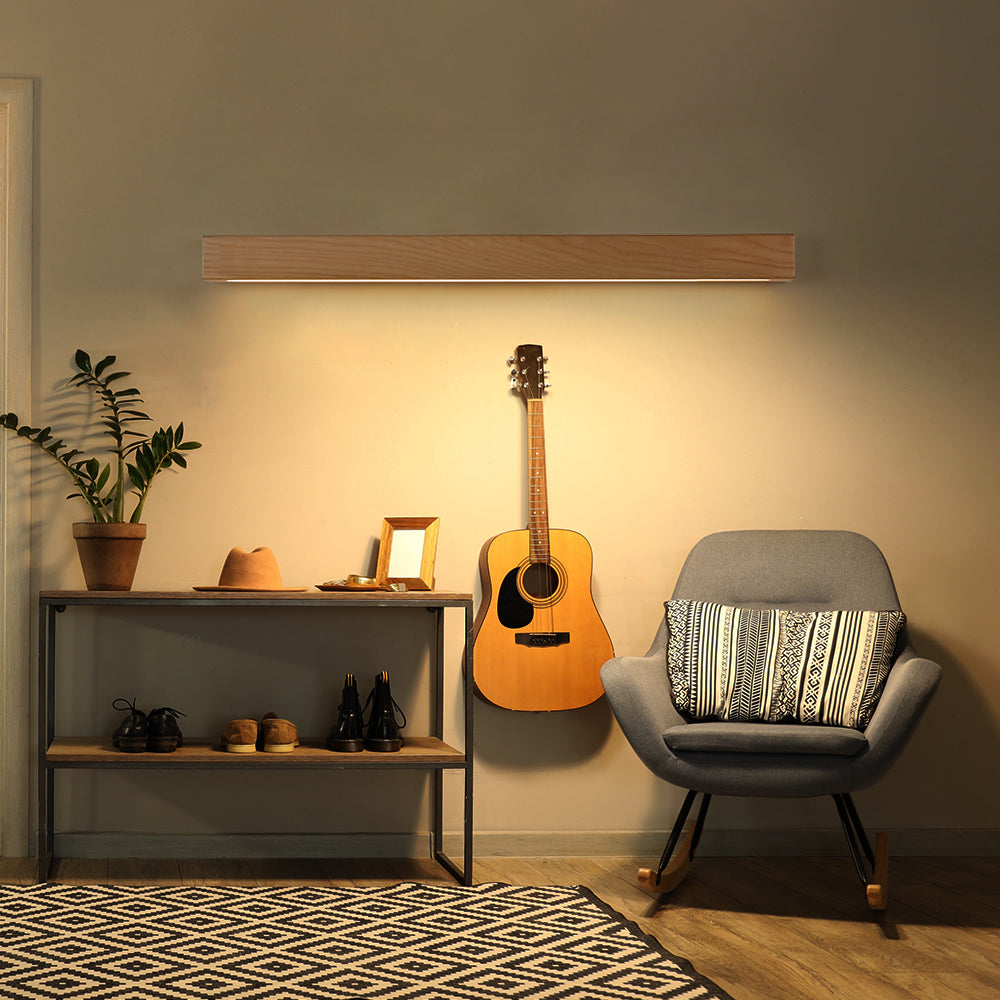 Theia Ash Wood LED Wall Light