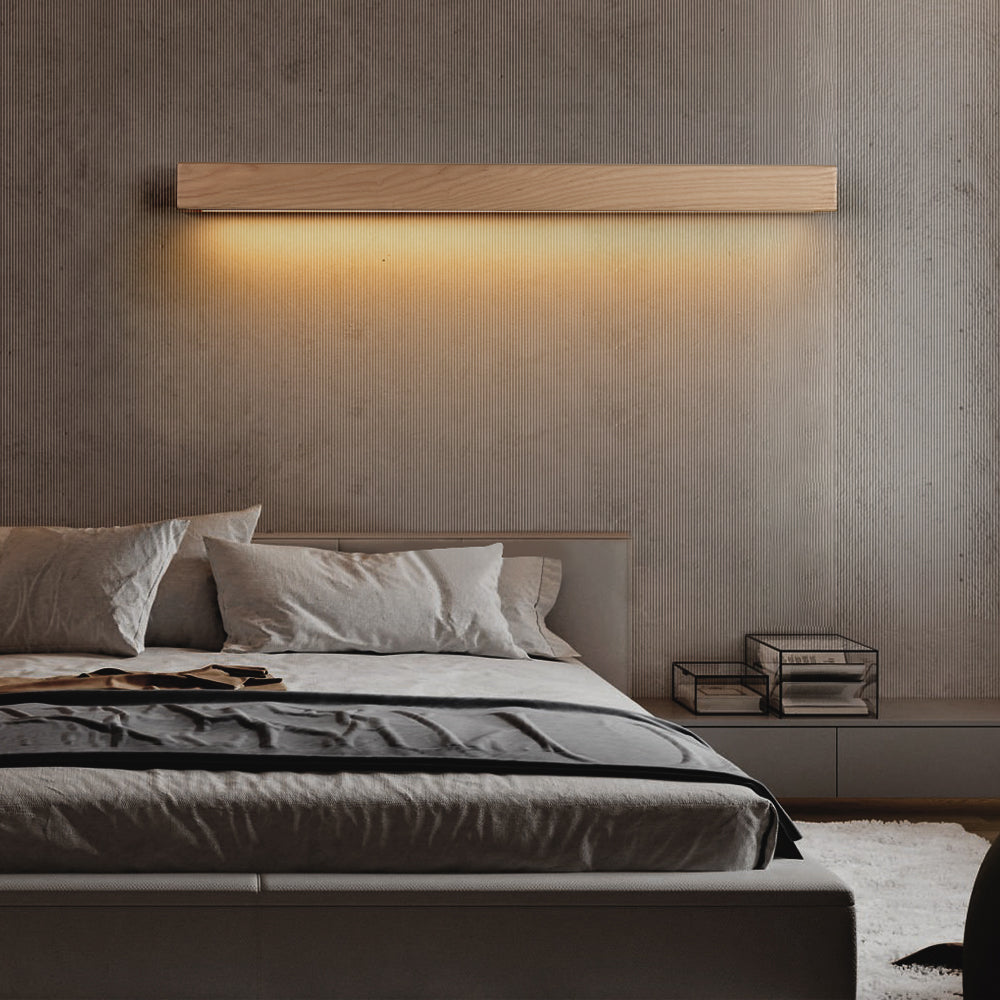 Theia Ash Wood LED Wall Light