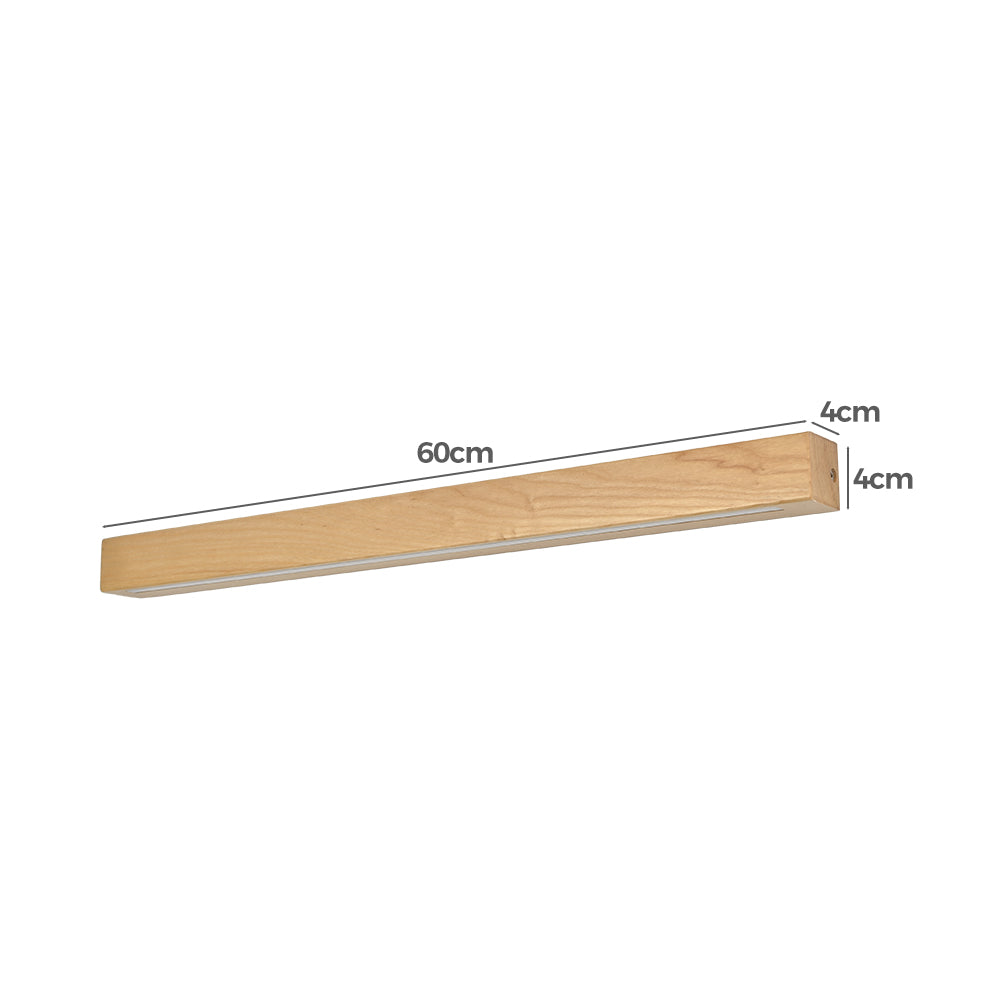 Theia Ash Wood LED Wall Light