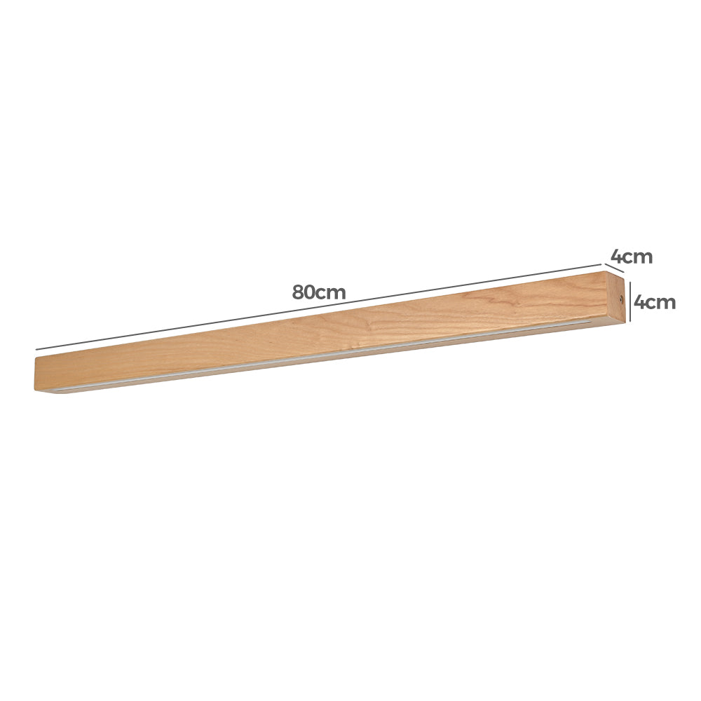 Theia Ash Wood LED Wall Light