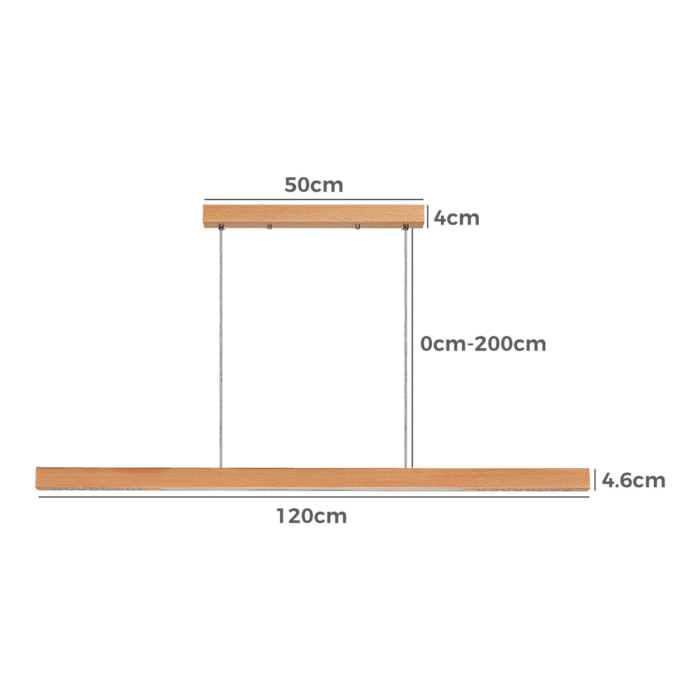 Rex Beech Wood LED Pendant Light