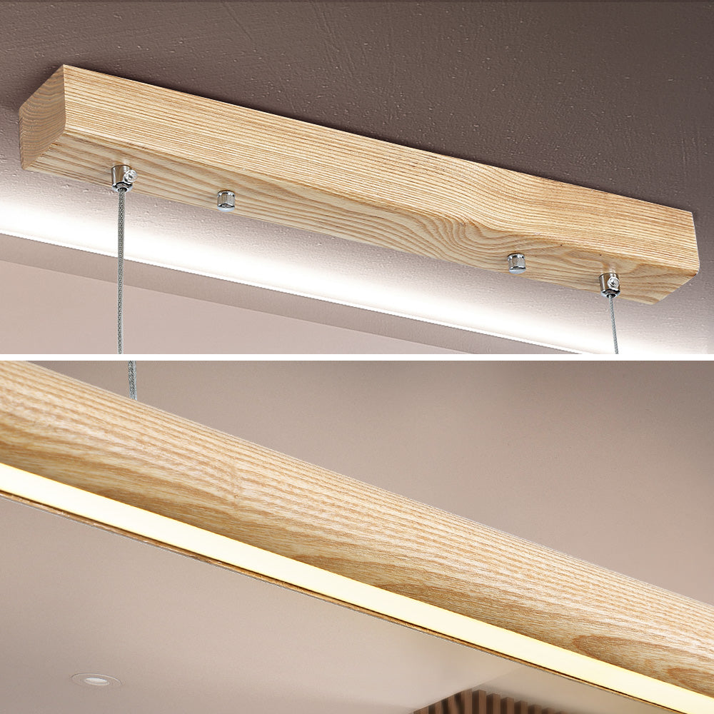 Galina Ash Wood LED Pendant Light