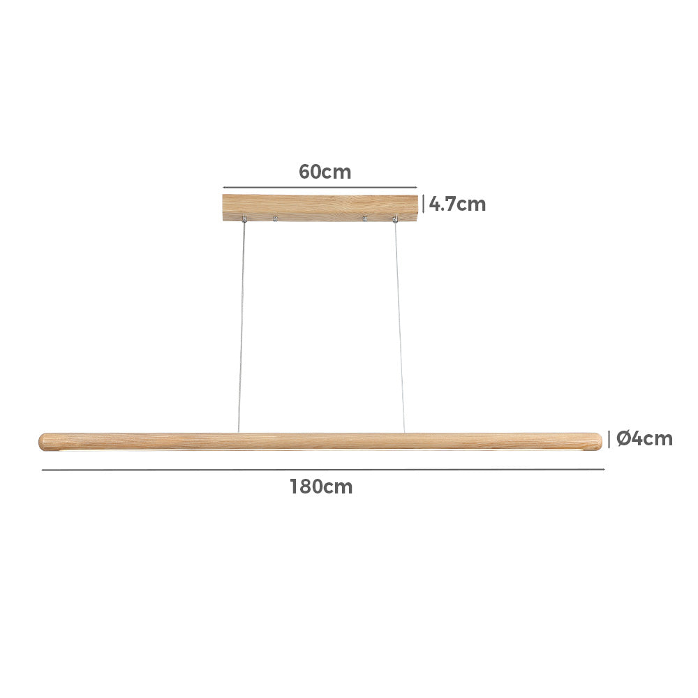 Galina Ash Wood LED Pendant Light