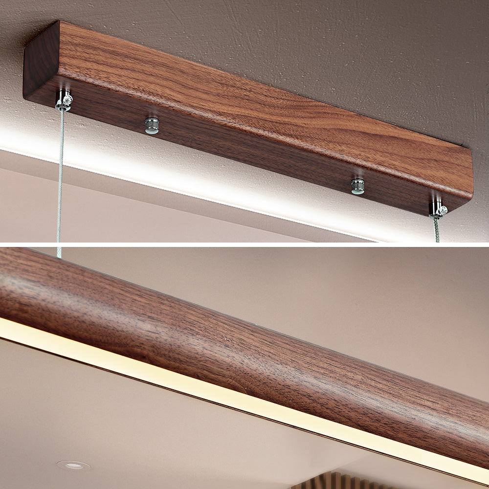 Byron Walnut Wood Pendant Light