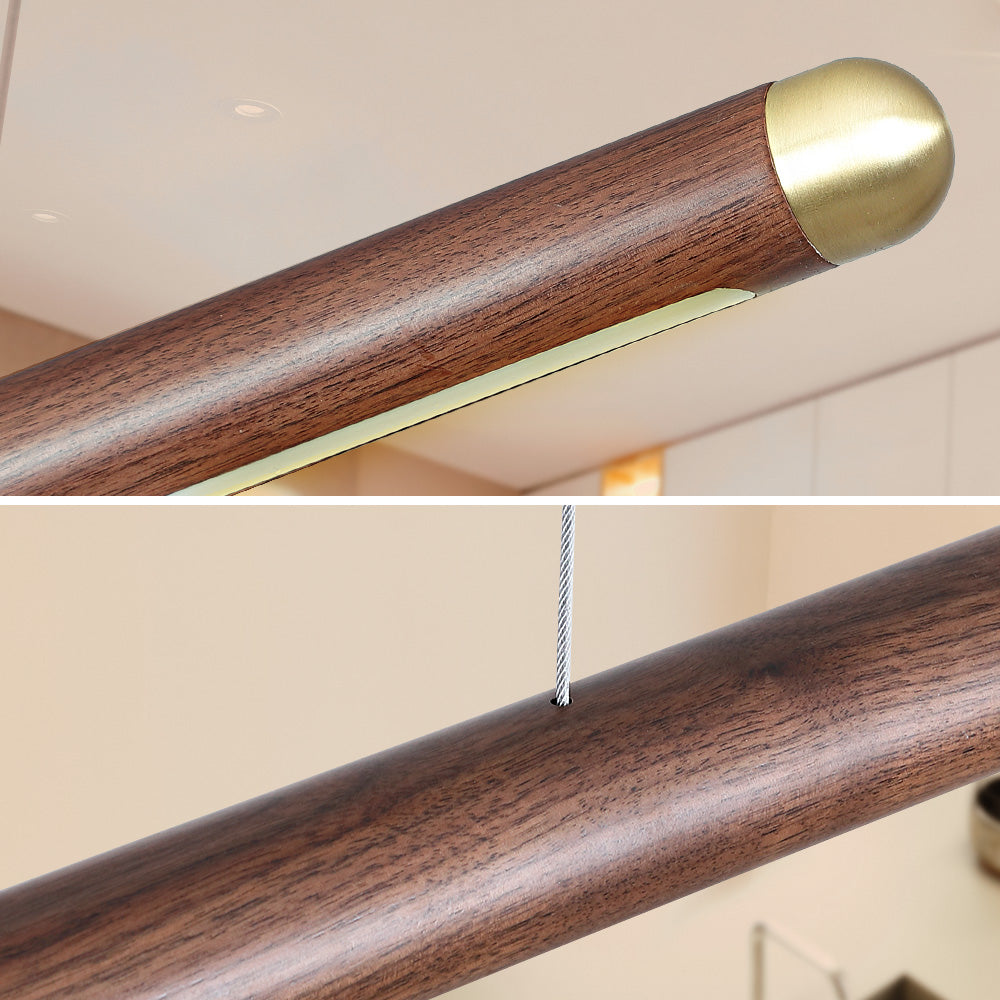 Byron Walnut Wood Pendant Light