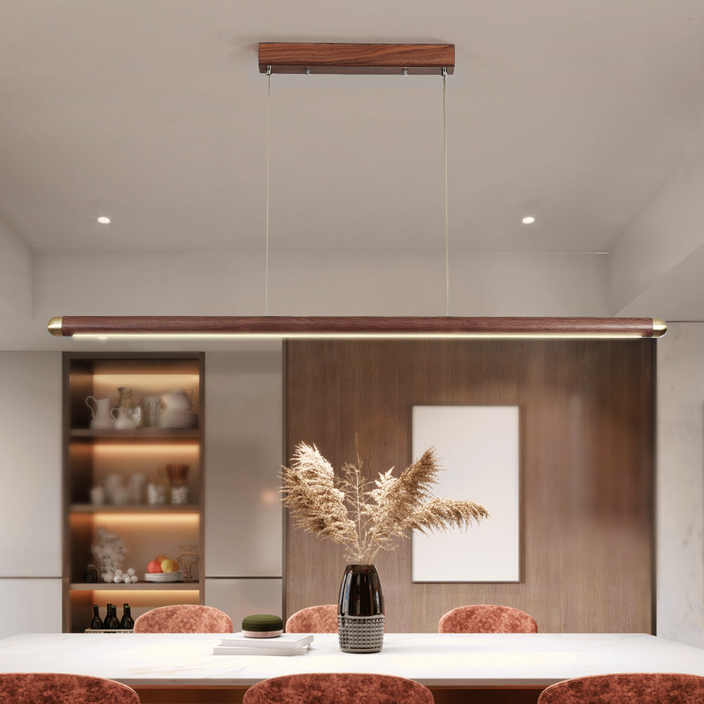 Byron Walnut Wood Pendant Light