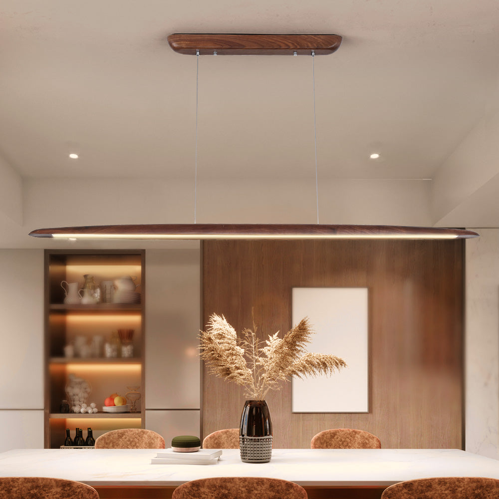 Low Stocks for Each Model! - Odell Walnut Wood Pendant Light