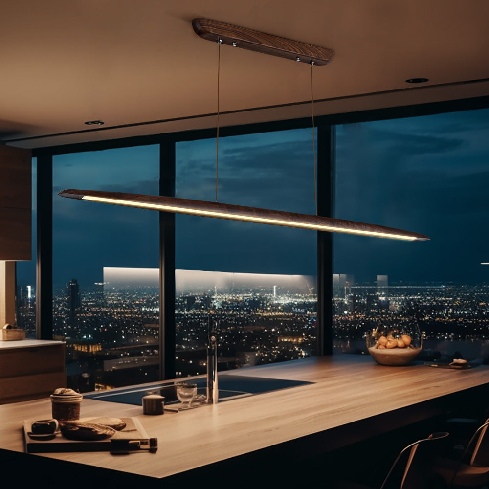 Low Stocks for Each Model! - Odell Walnut Wood Pendant Light