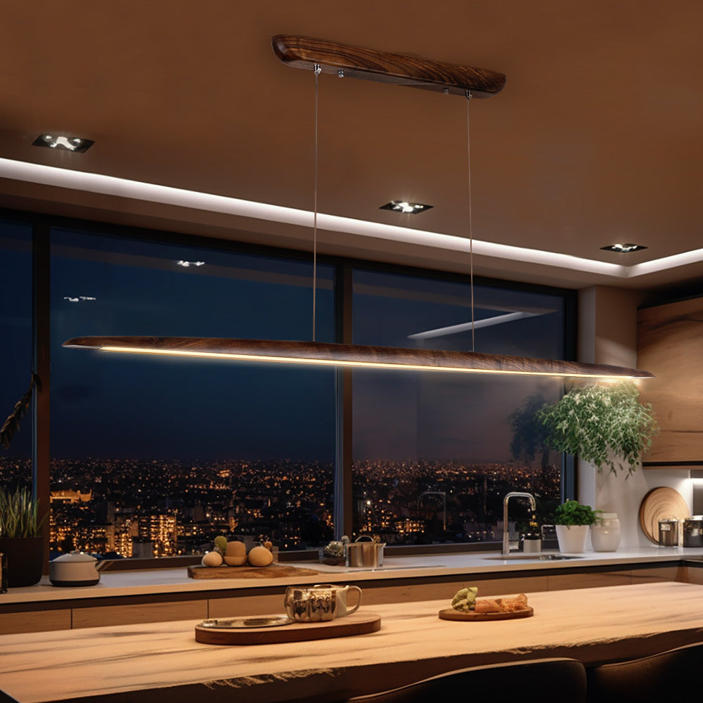 Low Stocks for Each Model! - Odell Walnut Wood Pendant Light