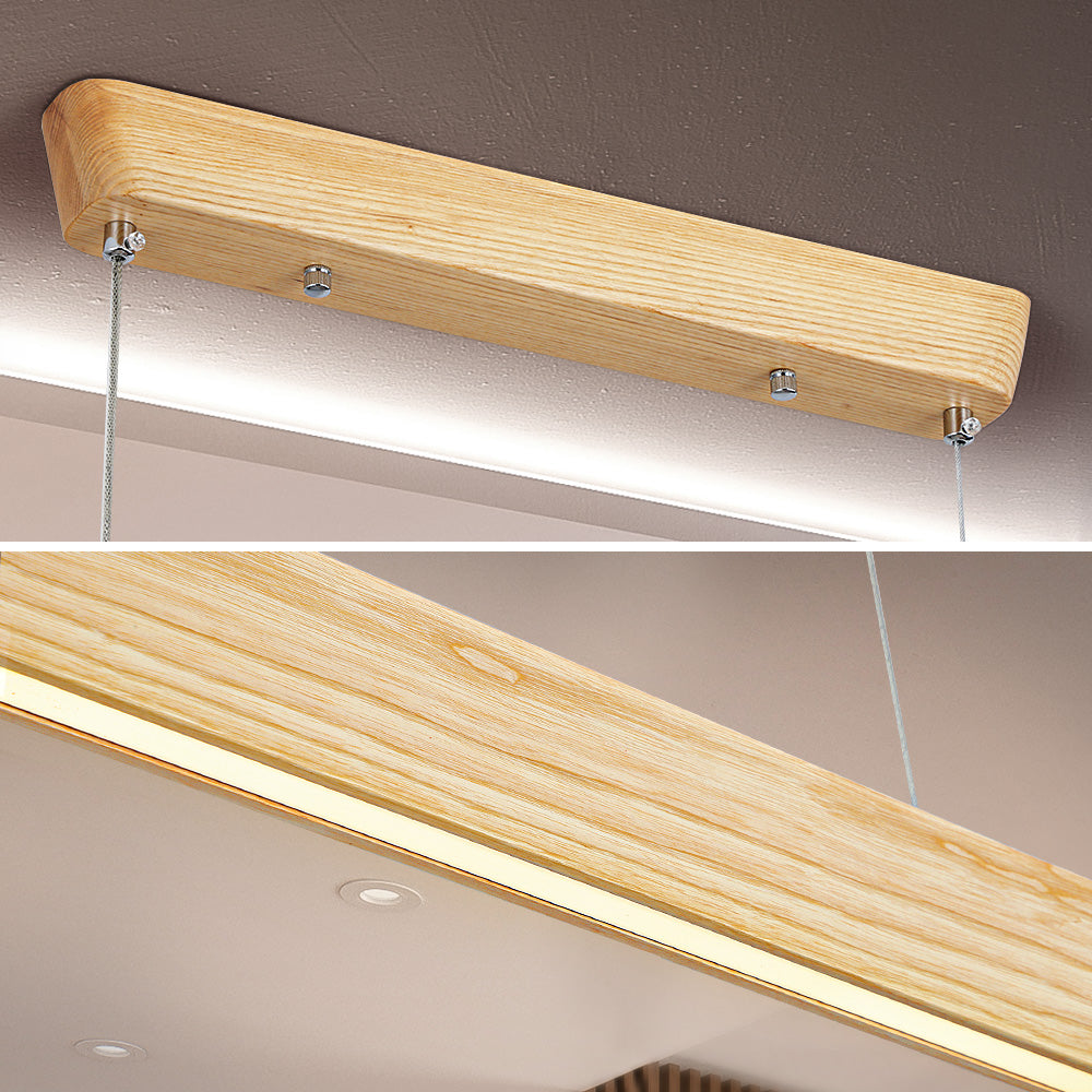 Fejo Ash Wood LED Pendant Light