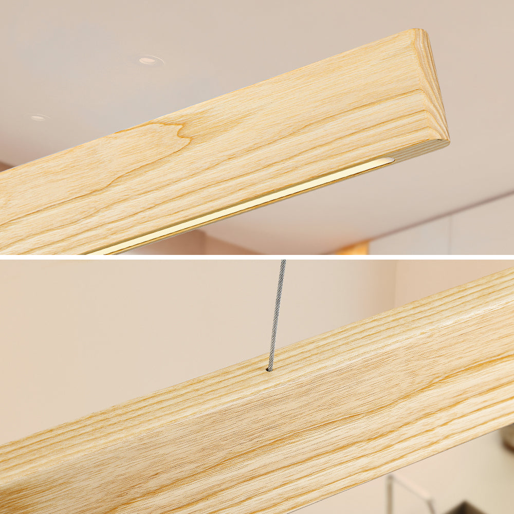 Fejo Ash Wood LED Pendant Light