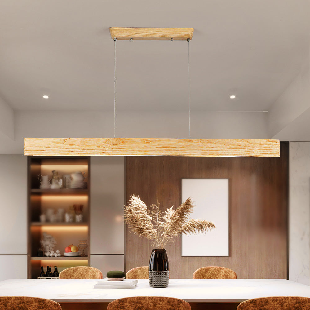 Fejo Ash Wood LED Pendant Light