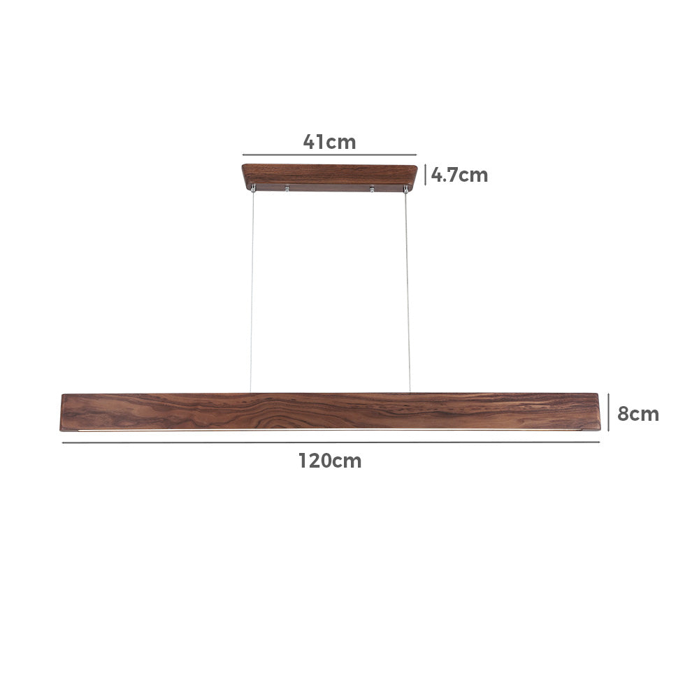 Galej Walnut Wood LED Pendant Light
