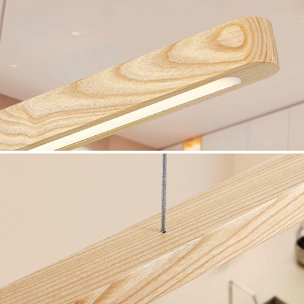 Fejo Ash Wood LED Pendant Light