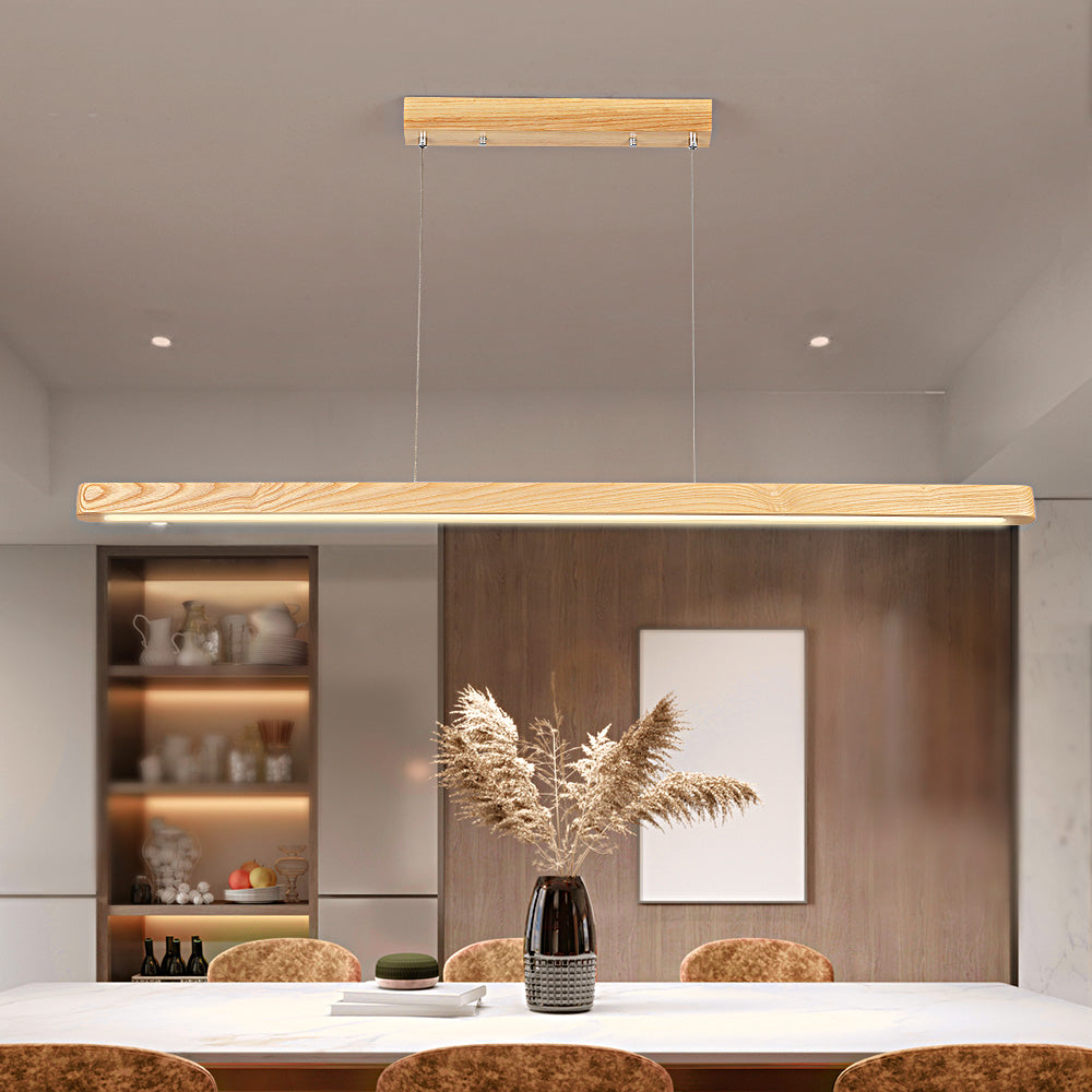 Fejo Ash Wood LED Pendant Light