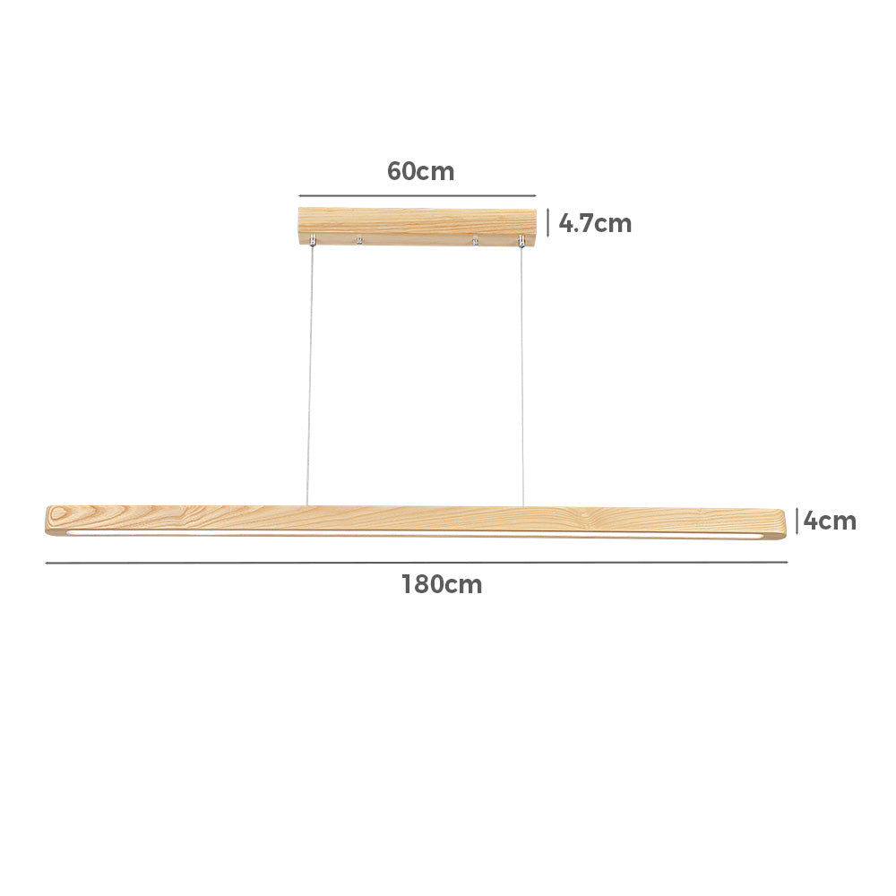 Fejo Ash Wood LED Pendant Light
