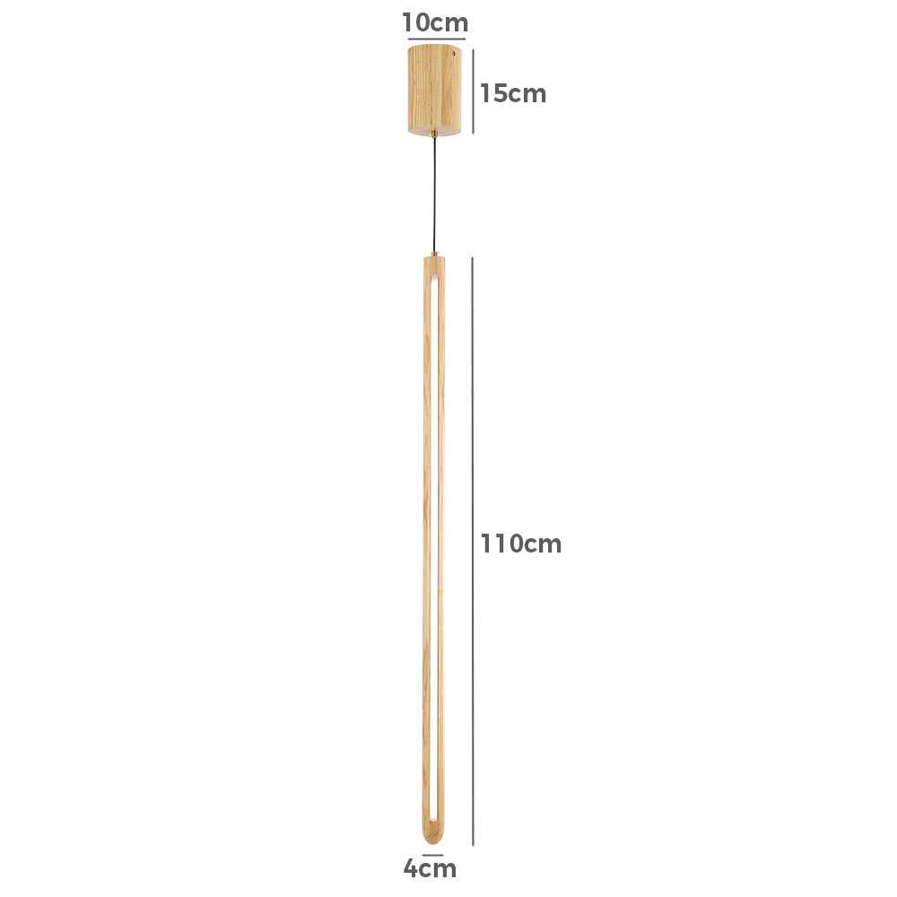Galina Ash Wood Pendant Light