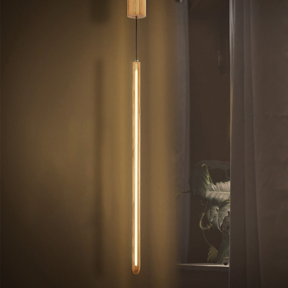 Galina Ash Wood Pendant Light