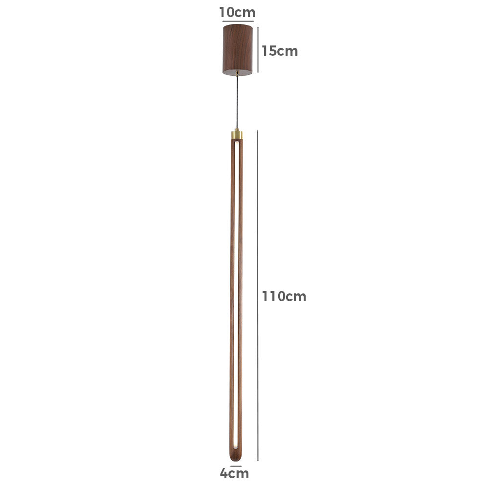 Last 2 Stocks! - Pan Walnut Wood Pendant Light