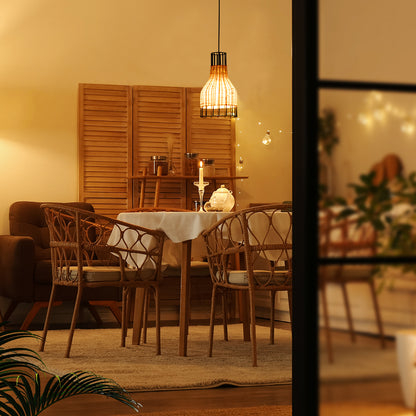 Zahraa Bamboo Pendant Light