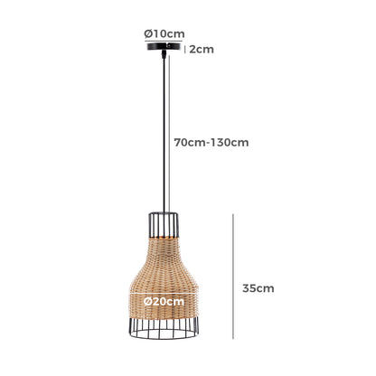 Zahraa Bamboo Pendant Light