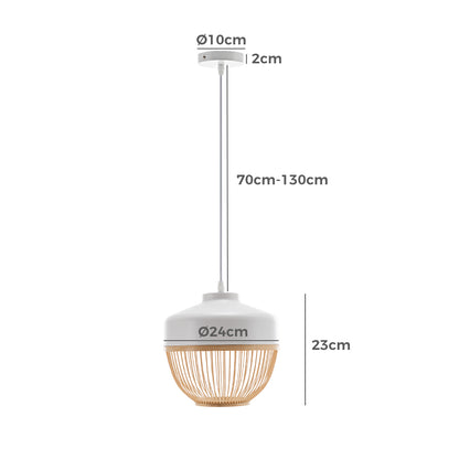 Iqra Bamboo Pendant Light