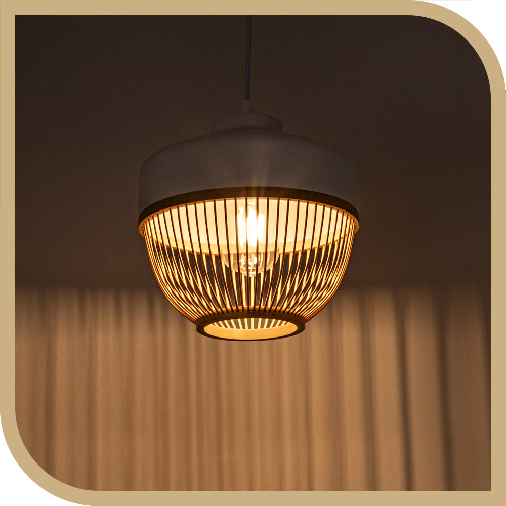 Iqra Bamboo Pendant Light