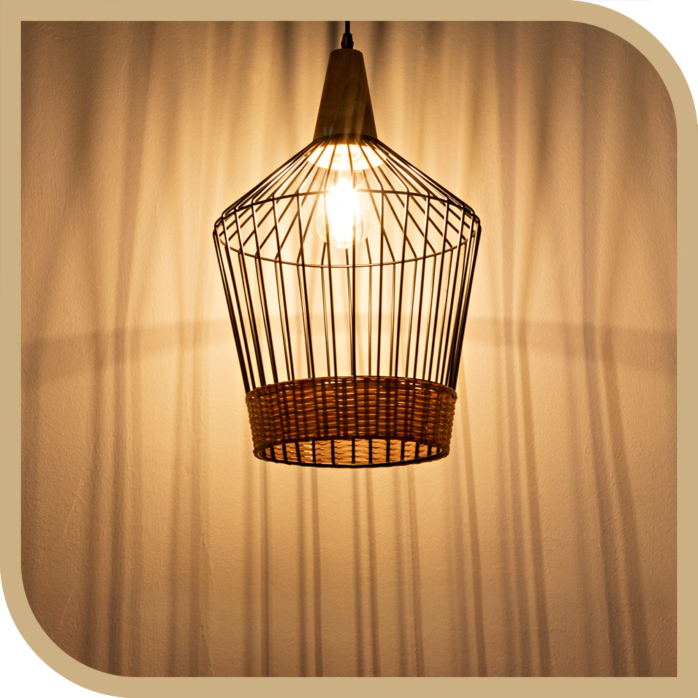 Helena Bamboo Pendant Light