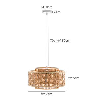 Rose Aston Bamboo Pendant