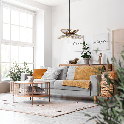 Nellie Bamboo Pendant Light 45cm 47cm