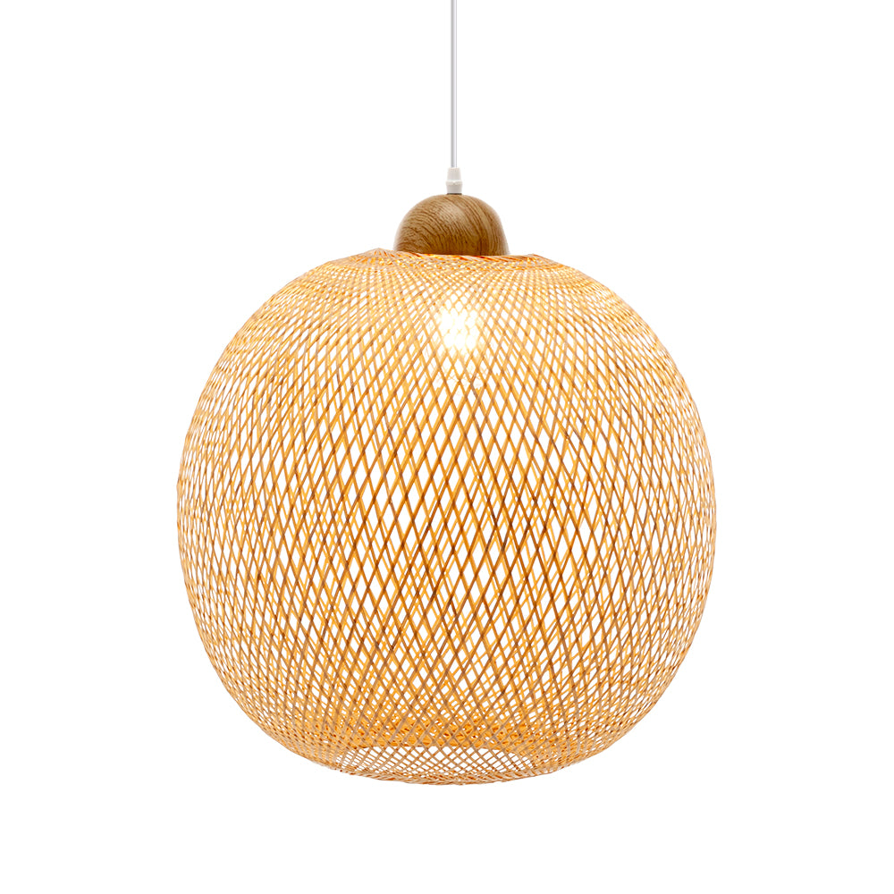Lucy Handwoven Bamboo Pendant Light