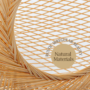 Lucy Handwoven Bamboo Pendant Light